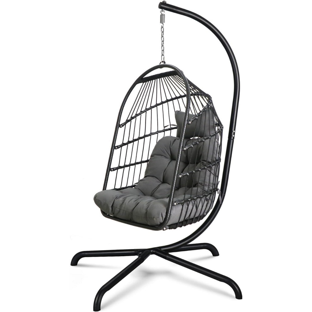 Letto pieghevole nero