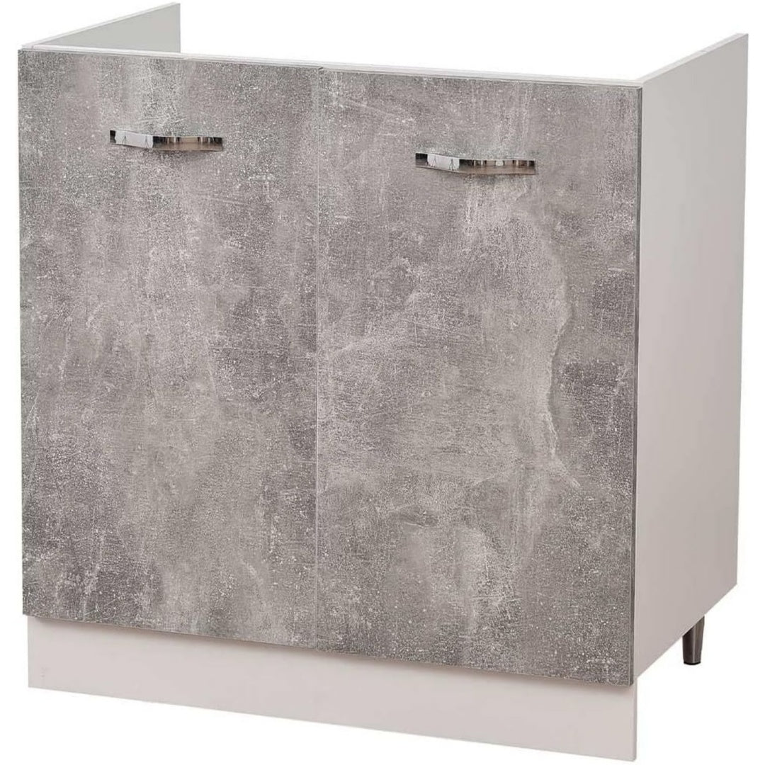 mobili a terra grigio per letto