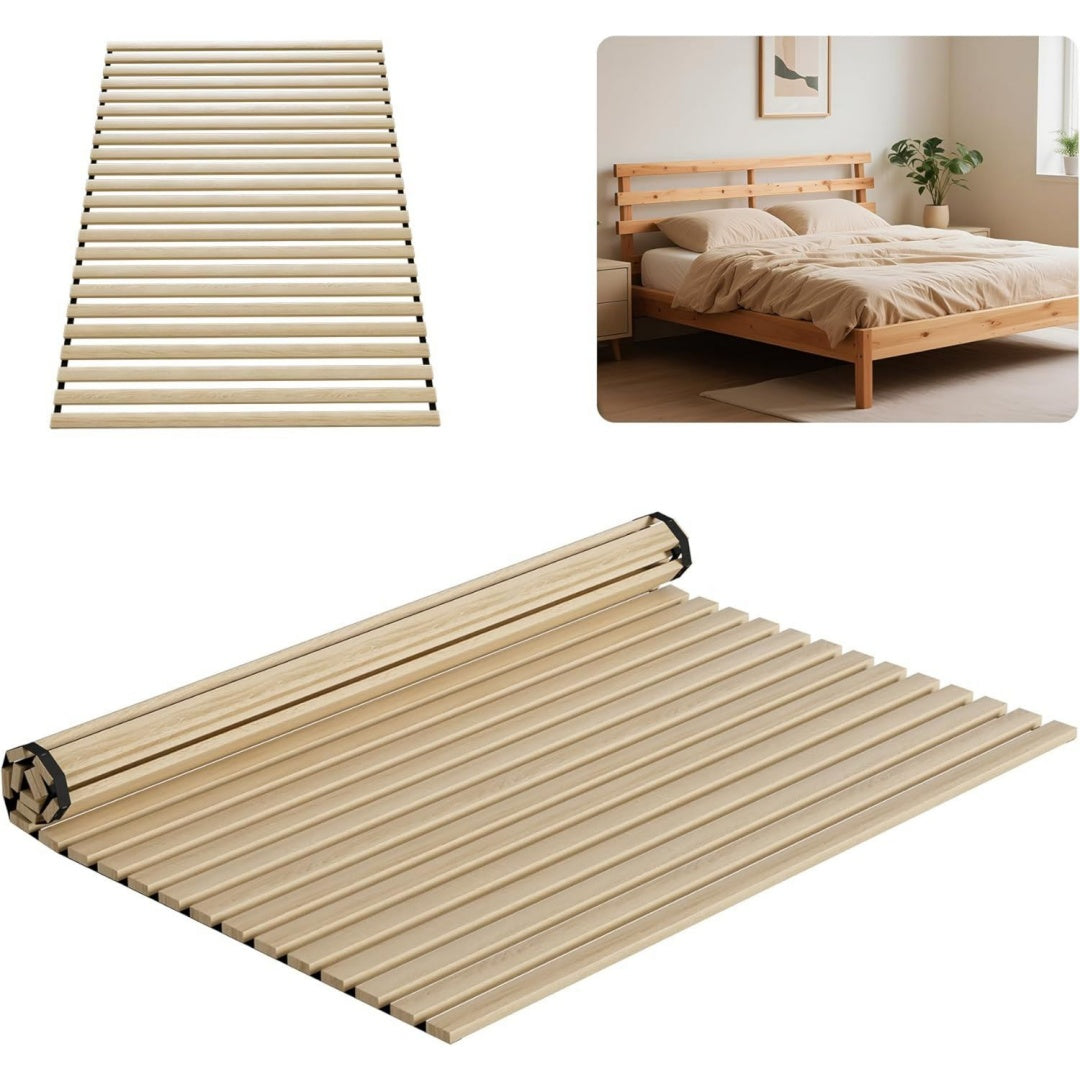 doghe letto nero legno massello