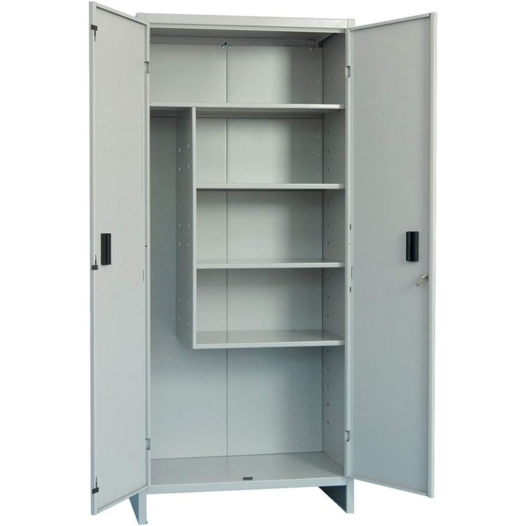 Armadio ARMADIO ARMADIETTO PORTASCOPE 100 x 40 x H179 Cm METALLO LAMIERA GRIGIO 2 A