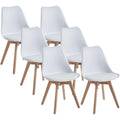 Sedia Set di 6 Sedie in legno massello