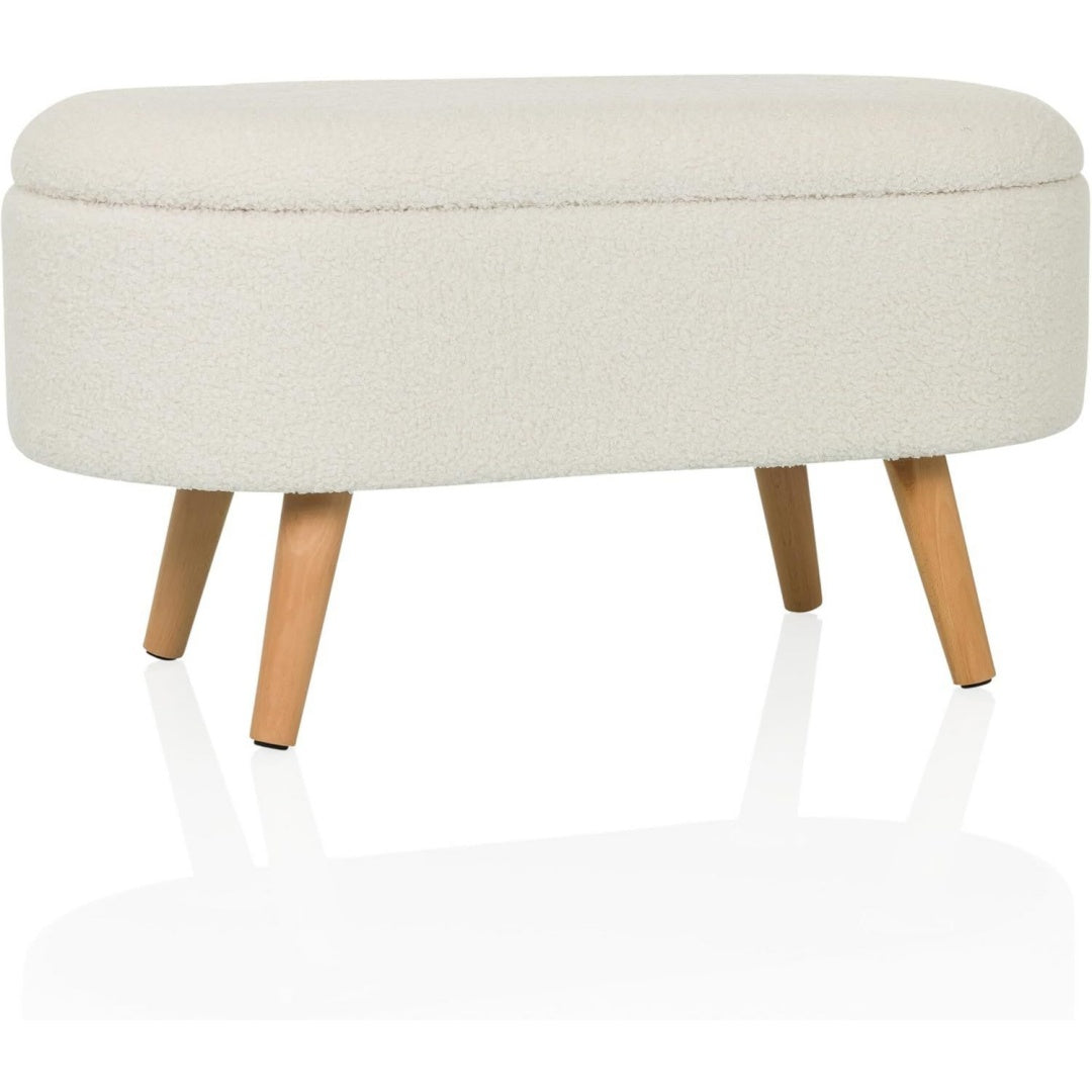 Letto con vano contenitore bianco