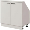 Armadio INNOVAHOME Mobile per Mansarda 80cm Costruzione Robusta da 18mm (Scocca e
