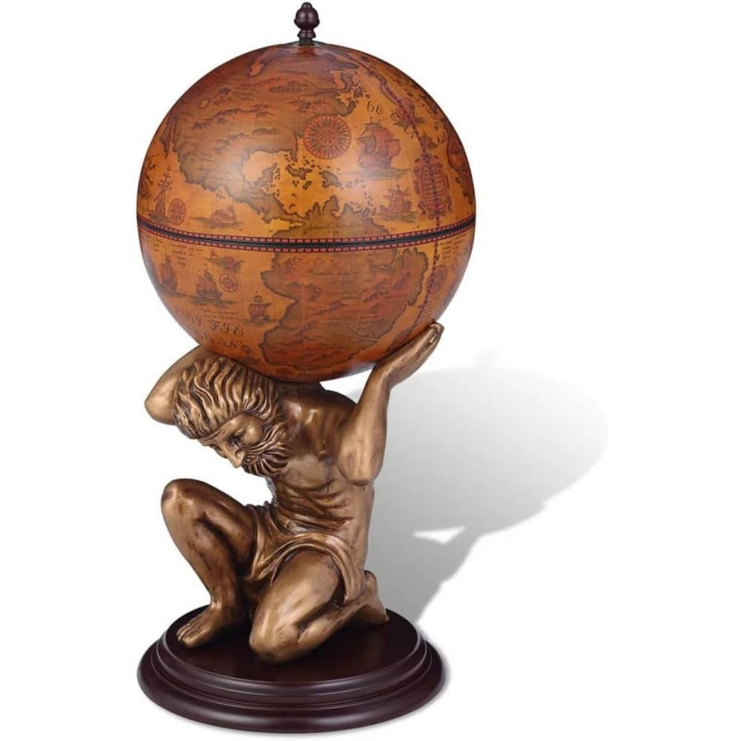 Mobili da bar Bar a Globo Portabottiglie Vino Design Atlas 42x42x85 cm