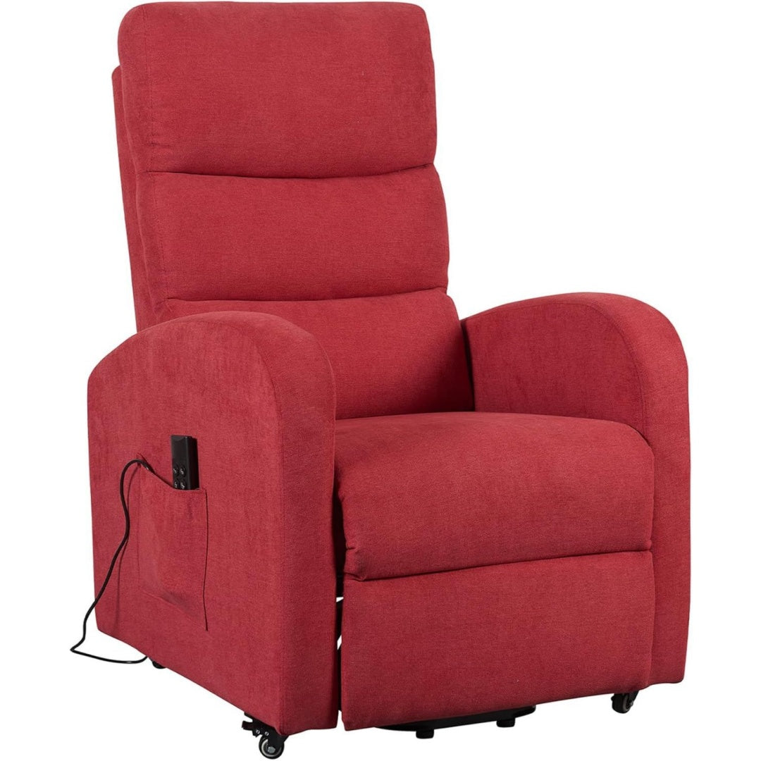 poltrone reclinabili rosso relax per letto